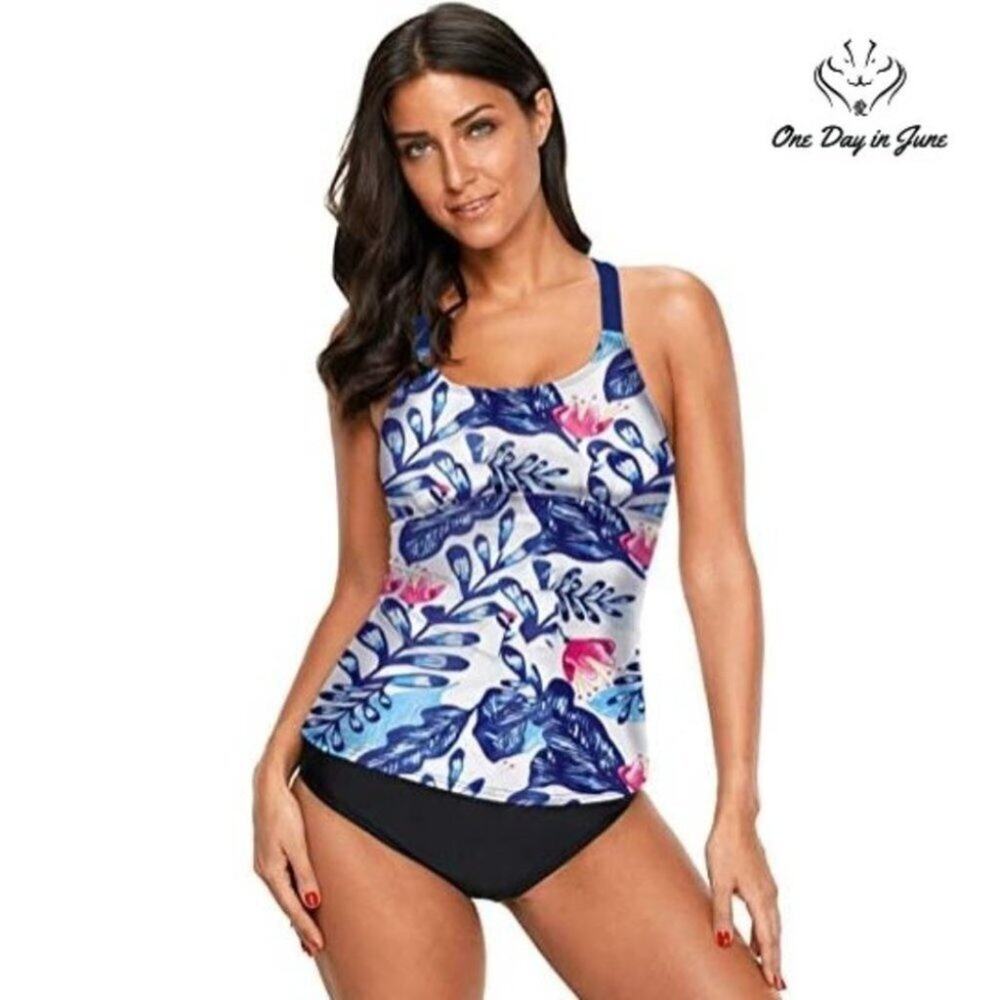 Dokotoo Racerback Tankini Top Size S